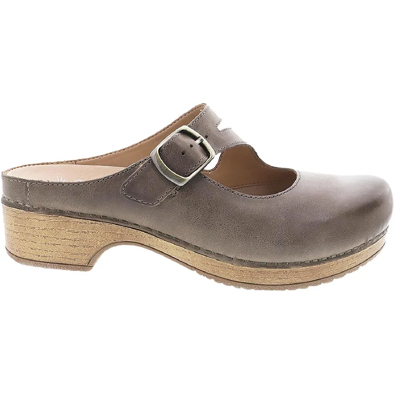 Men's Minimalist Boots Women's Dansko Britney Stone Waxy Burnished Leather