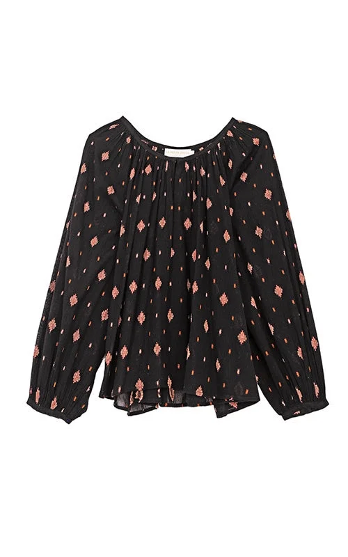 Clothes Woman Blazie Black Blouse