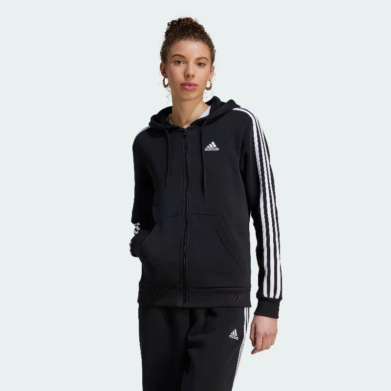 Sales Clothes Women's adidas Essentials 3-Stripes Full-Zip Fleece Hoodie