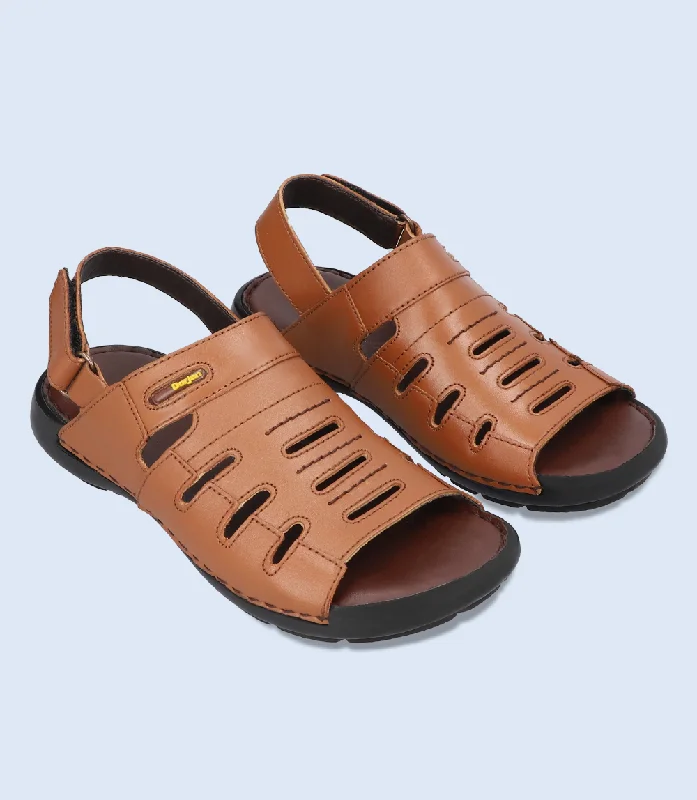 Men's Lightweight Boots BM5861-TAN-Men Sandals