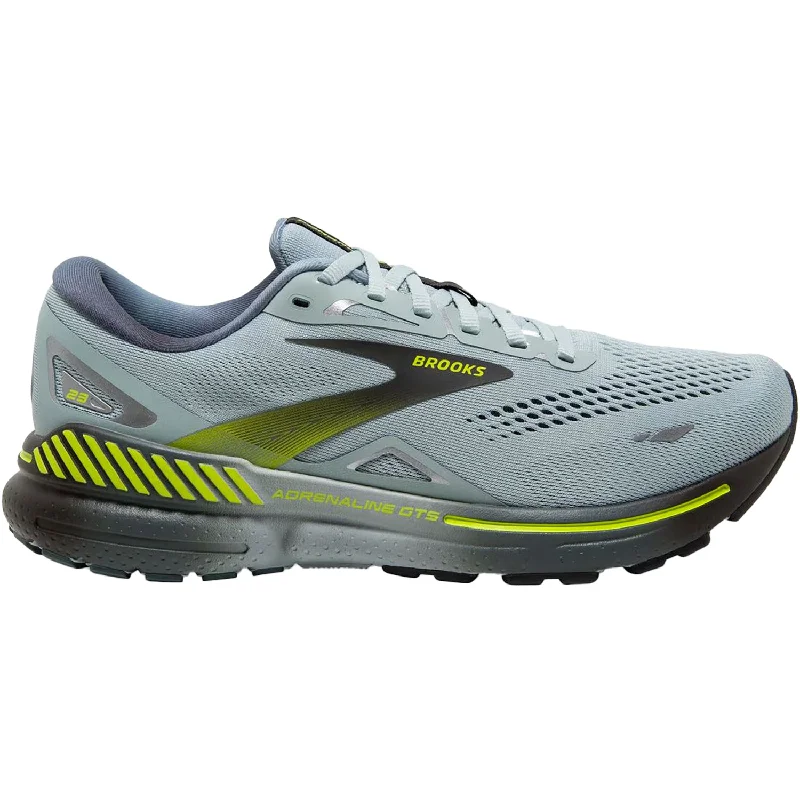All-Season Boots For Men Men's Brooks Adrenaline GTS 23 Cloud Blue/Goblin Blue/Lime Mesh All-Season Boots For Men Men's Brooks Adrenaline GTS 23 Cloud Blue/Goblin Blue/Lime Mesh
