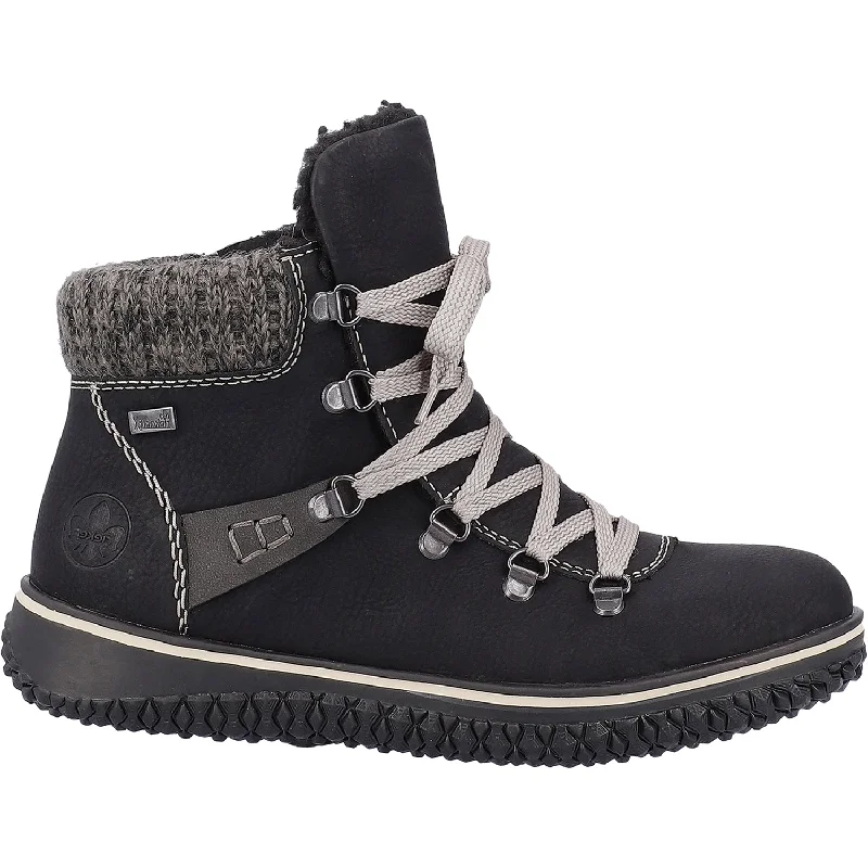 Men's Comfortable Shoes Women's Rieker Z4238-00 Cordula 38 Black/Anthracite Suede