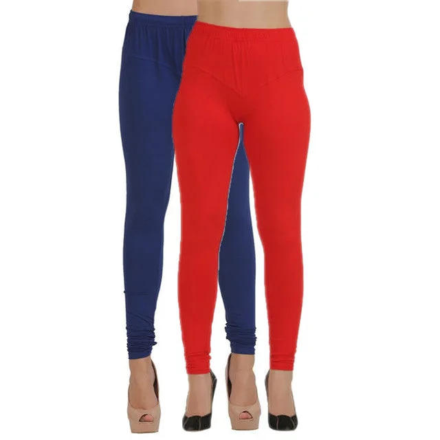 Elegant Clothing T.T. Women Churidar Legging Pack Of 2