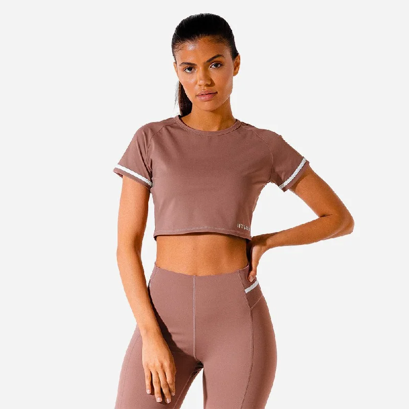 Exclusive Discount Hybrid Crop Top - Pink