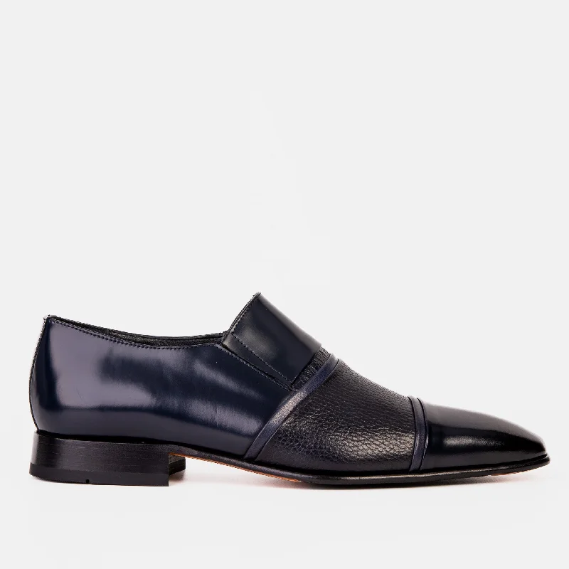 Lightweight Breathable Shoes For Men The Everest Navy Leather Cap Toe Dress Loafer Men Shoe Lightweight Breathable Shoes For Men The Everest Navy Leather Cap Toe Dress Loafer Men Shoe