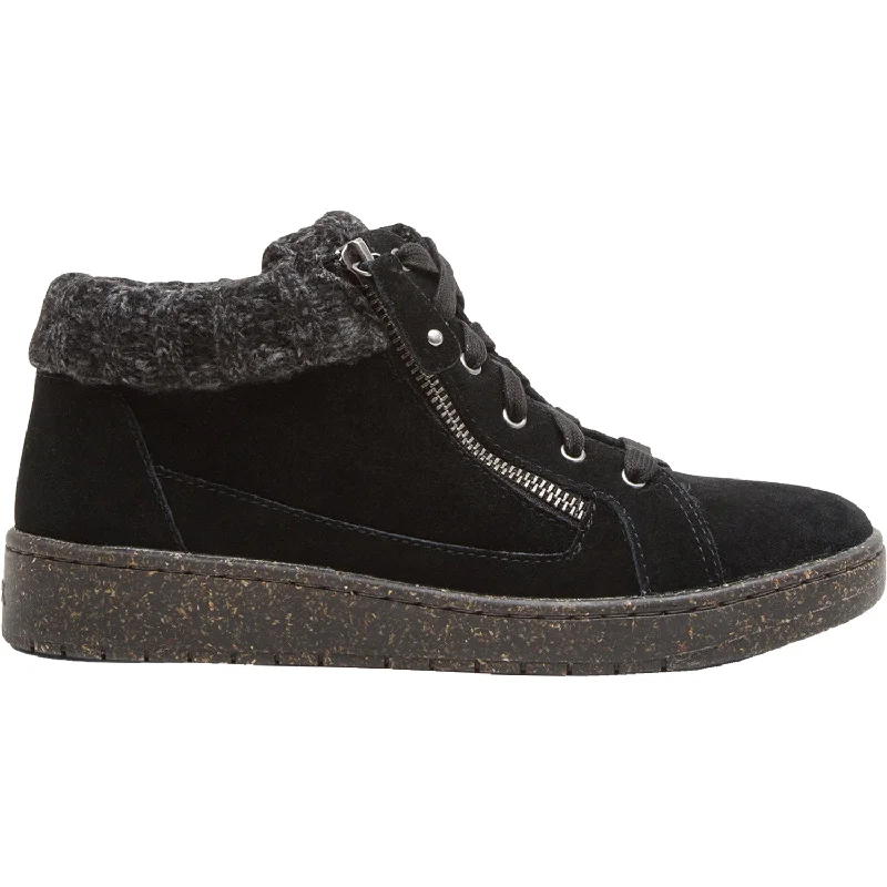 High-Quality Shoes Women's Aetrex Bonnie Black Suede