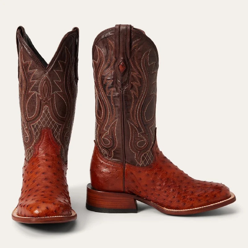 Men's Handcrafted Shoes Ozzy Ostrich Boot