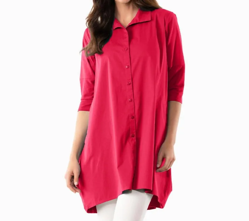 Women's Night-Out Outfit Tiburon Icon Tunic In Strawberry