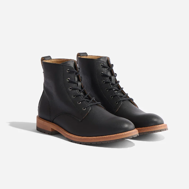 Men's Shock-Absorbing Boots Martin All-Weather Boot Black