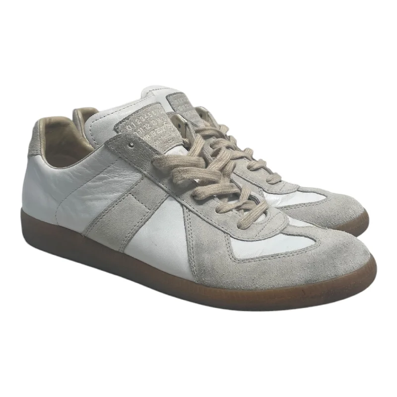 Men's Moisture-Wicking Boots Maison Margiela/Low-Sneakers/EU 43/Leather/WHT/