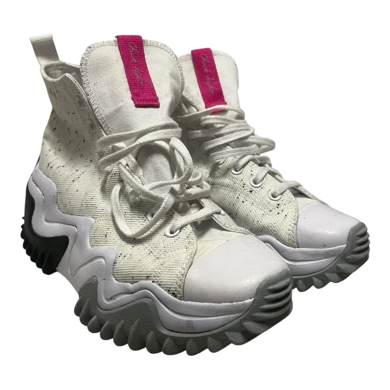 All-Season Boots For Men CONVERSE/Hi-Sneakers/US 10/WHT/Run Star Motion
