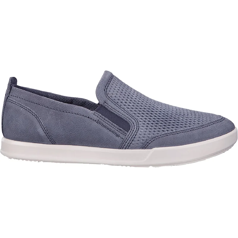 Men's Breathable Shoes Men's Ecco Collin 2.0 Titanium Nubuck