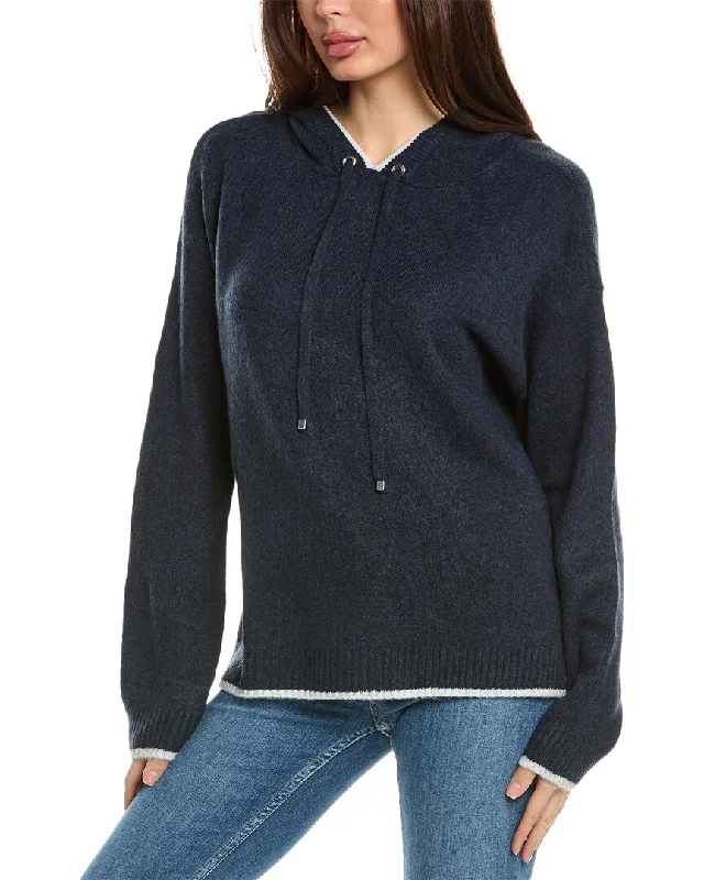 Designer Women's Fashion Online Vince Camuto Tipped Hoodie