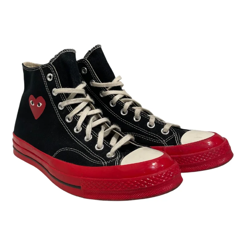 Men's Minimalist Shoes COMME des GARCONS/CONVERSE/Hi-Sneakers/US 10.5/Cotton/BLK/