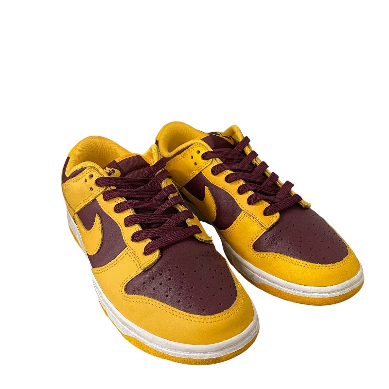 Men's Reinforced Sole Boots NIKE/Low-Sneakers/US 8/Leather/YEL/Nike Dunk Low Arizona State Men's Reinforced Sole Boots NIKE/Low-Sneakers/US 8/Leather/YEL/Nike Dunk Low Arizona State