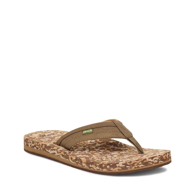 Men's Classic Shoes Men's Shoes Sanuk ZIGGY Flip Flop Water-Resistant Sandals 1116734 KHAKI MULTI Men's Classic Shoes Men's Shoes Sanuk ZIGGY Flip Flop Water-Resistant Sandals 1116734 KHAKI MULTI