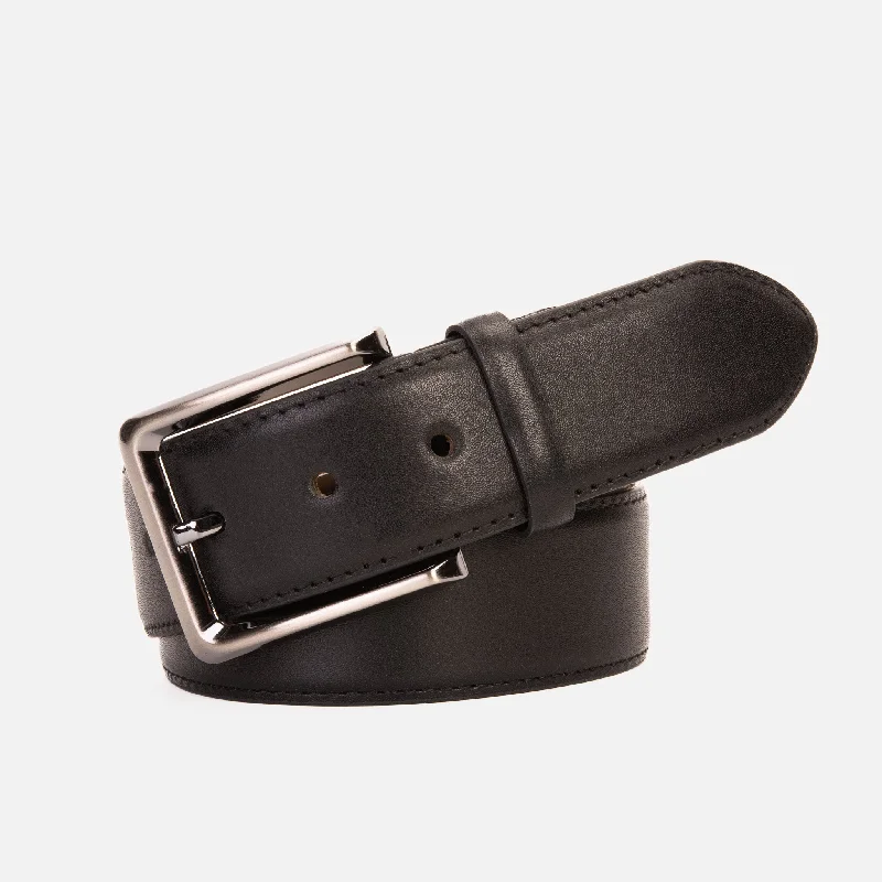 Men's Lightweight Boots The Bogota Black Calfskin Belt