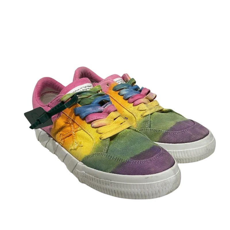 Men's Trendy Shoes OFF-WHITE/Low-Sneakers/US 8/Stripe/Cotton/MLT/Vulc 'Tie Dye'