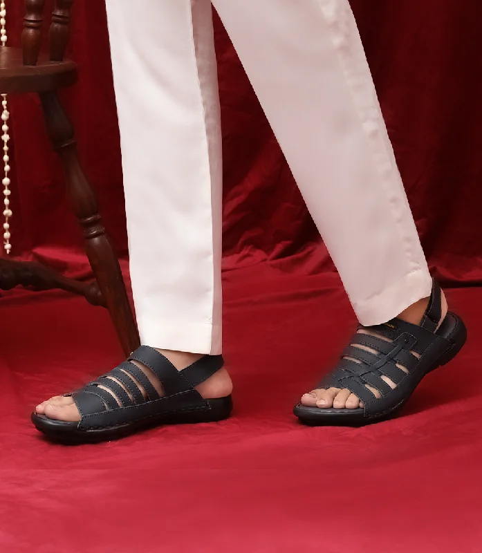 Huge Savings On Trendy Shoes BM5856-NAVY-Men Sandal
