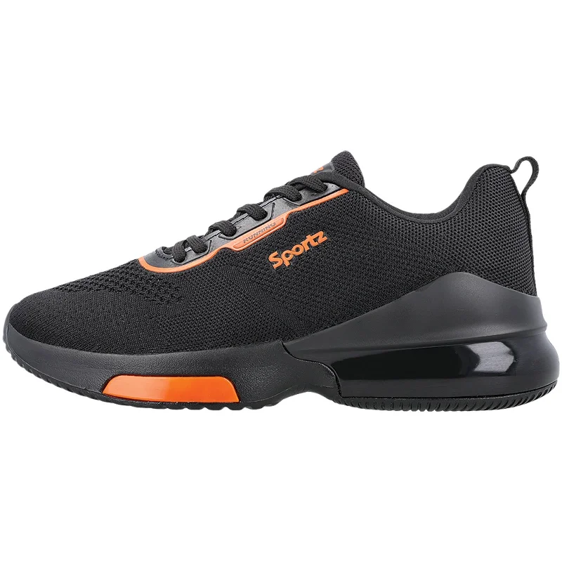 Men's Seamless Design Shoes RIZO Men's Lace-up Sports Shoe - WS9598 Black