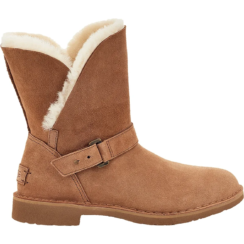 Men's Durable Boots Women's UGG Syden Chestnut Sheepskin
