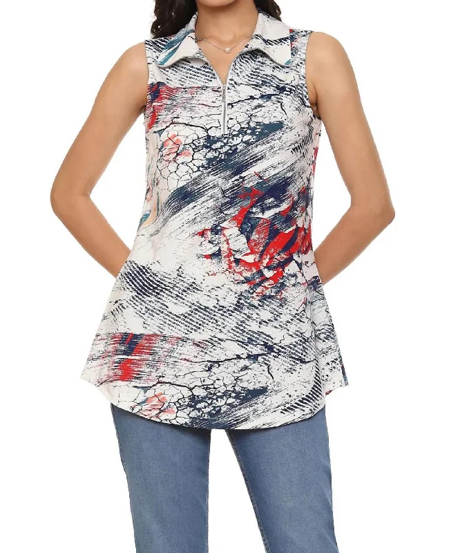 Women's Versatile Apparel Tunic In Multicolor