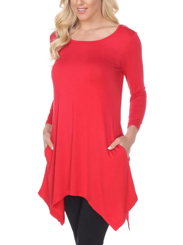 Women's Plus-Size Apparel Womens Tunic Lightweight Tunic Top