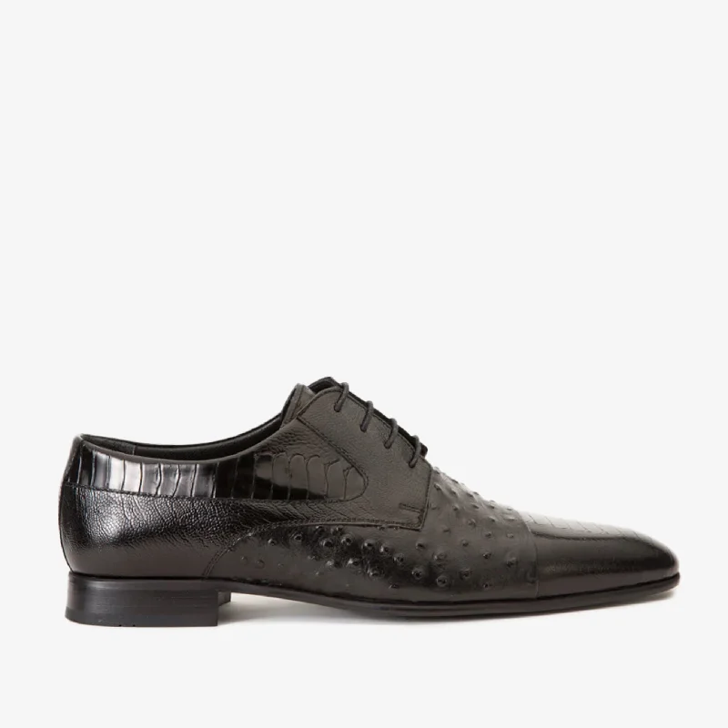 Hot Deals On Casual Shoes The Monterrey Black Cap Toe Derby Men  Shoe
