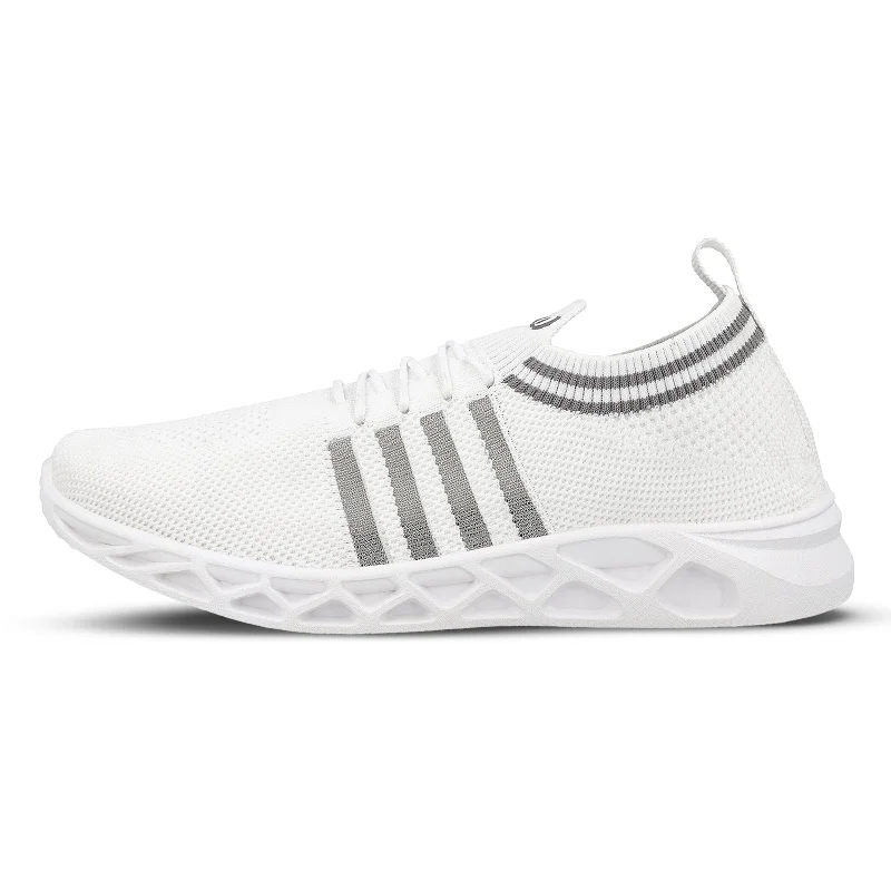 Men's Fashionable Boots Walkaroo Men Walking Shoes - WY3316 White