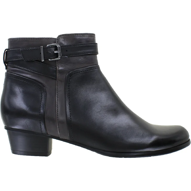 Men's Premium Shoes Women's Regarde Le Ciel Stefany-351 Black/Muddy Glove Leather