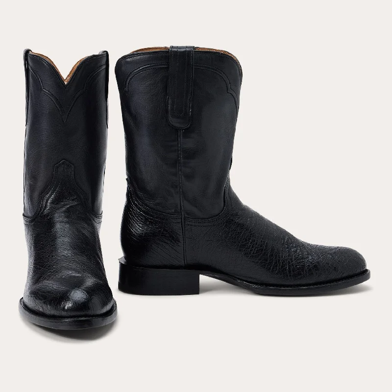Men's Durable Boots Clay Smooth Ostrich Boots