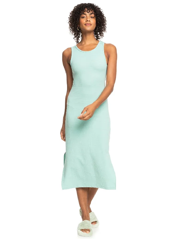 Trendy Fashion For Women Good Keepsake Midi Dress - Blue Surf