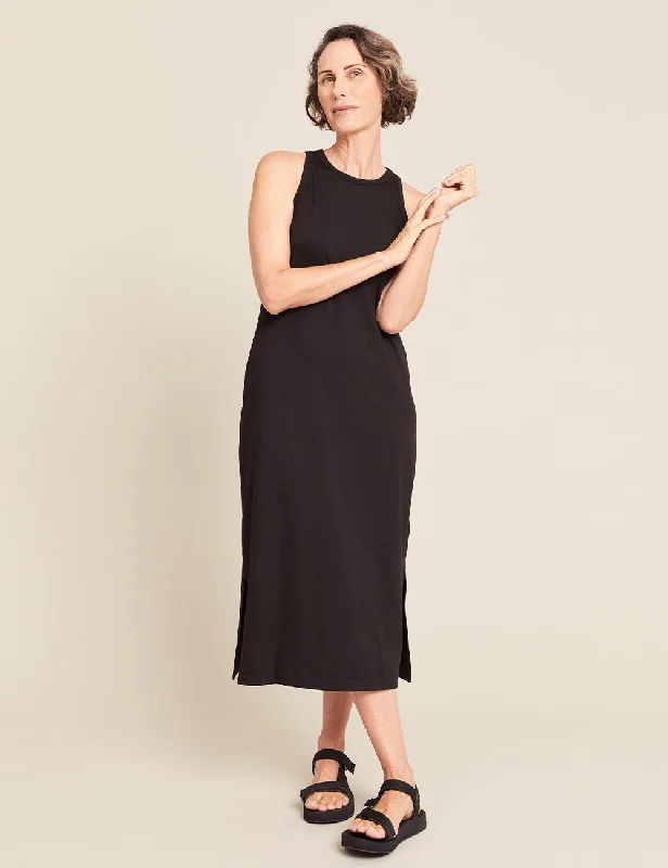 Women's Elegant Apparel Racerback Dress - Black