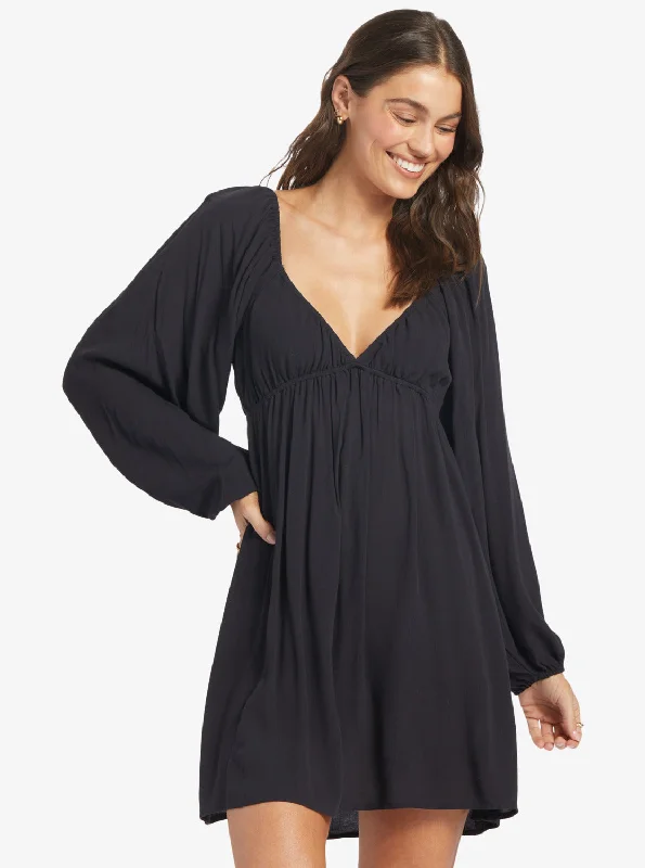 Women's Functional Outdoor Garments Sweetest Shores Dress Solid Dress - Anthracite