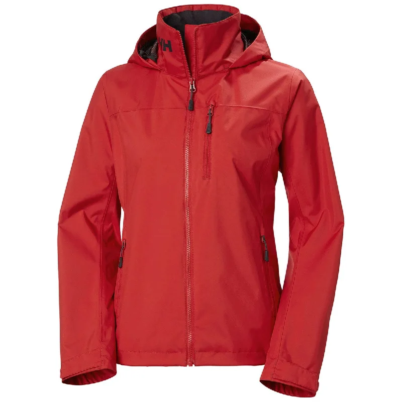 Sophisticated Outfits Helly Hansen Women's Red Crew Hooded Jacket 2.0