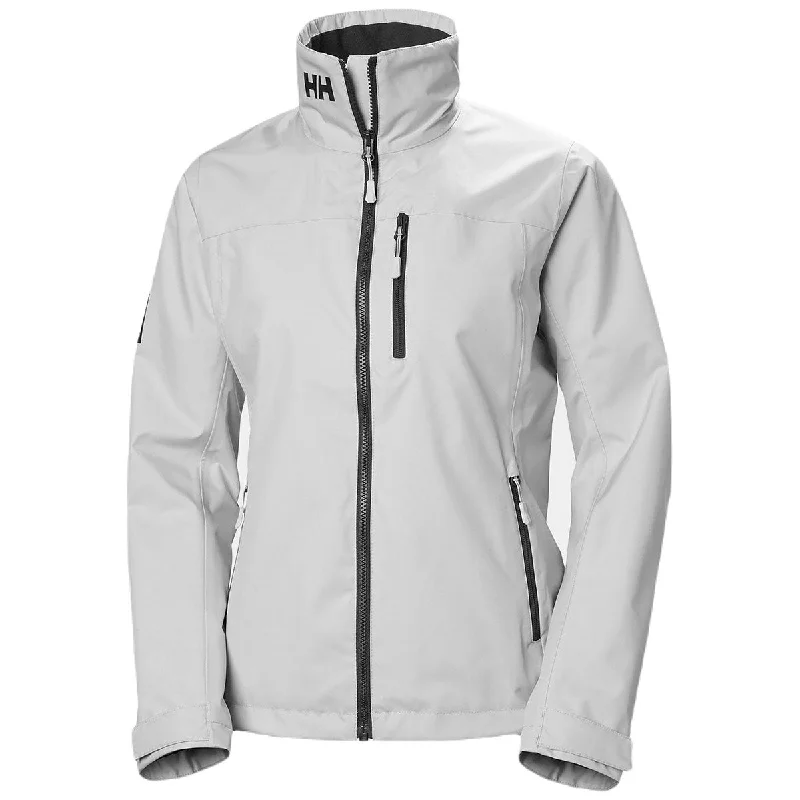 Online Boutiques Helly Hansen Women's Grey Fog Crew Jacket 2.0