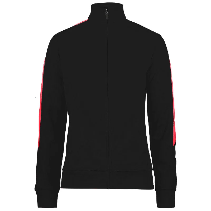 Women's Activewear Attire Augusta Women's Black/Red Medalist Jacket 2.0