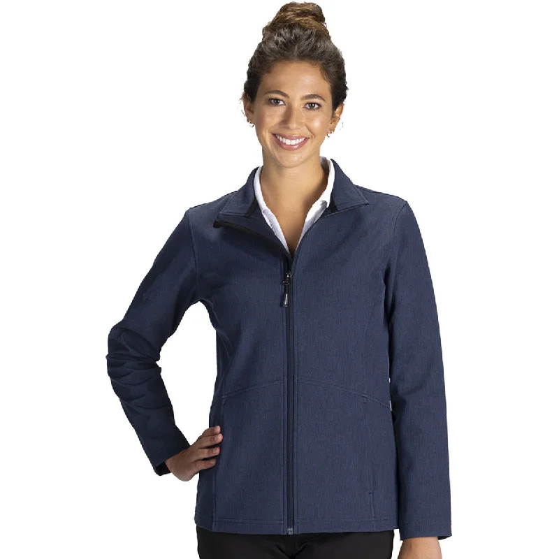 Exclusive Online Sale Edwards Women's Deep Blue Heather Lightweight Soft Shell Jacket