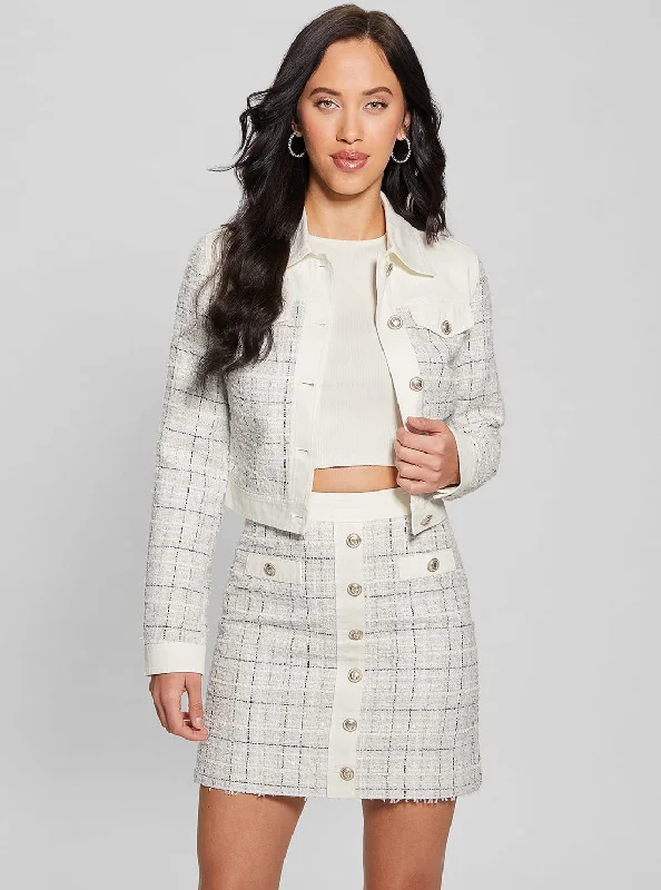 Women's Luxury Apparel Eco White Natalie Jacket