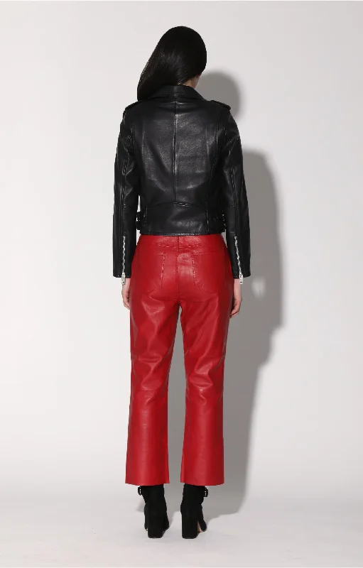 Women's Weekend Outfit Liz Jacket, Black - Leather