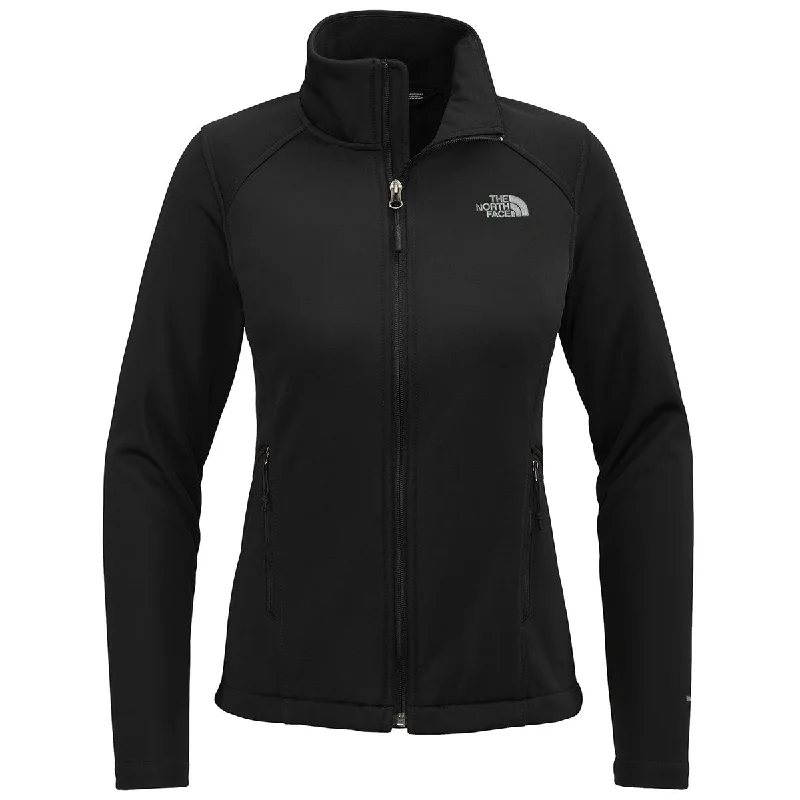 Charming Women's Outfit For Special Occasions The North Face Women's TNF Black Chest Logo Ridgewall Soft Shell Jacket