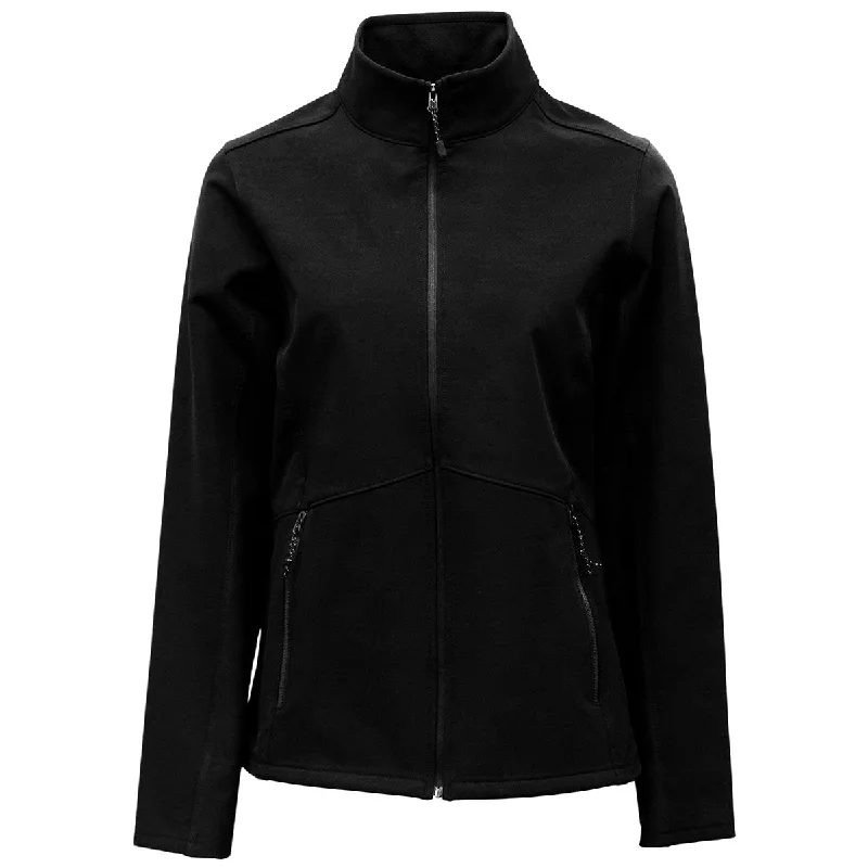 Trendy Outfits For Girls BAW Women's Black Softshell Jacket