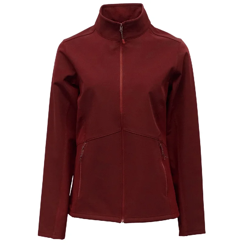 Top 10 Women's Online Clothing Stores BAW Women's Maroon Softshell Jacket