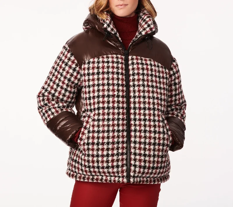 Evening Elegance Tweed Puffer