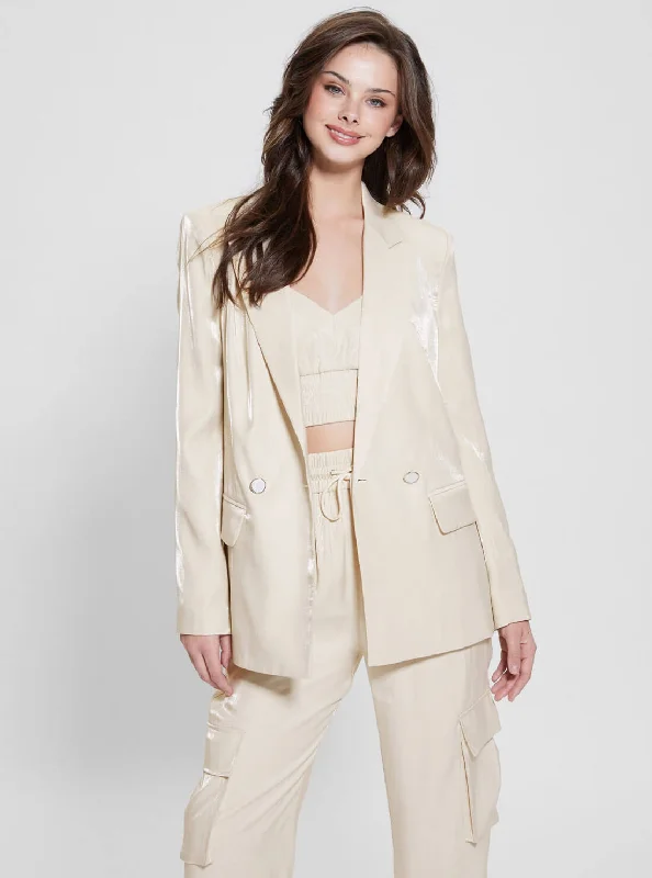 Relaxed Style Eco Champagne Adriana Blazer Jacket