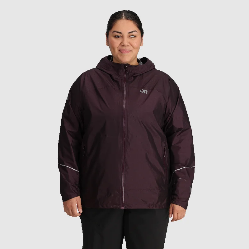 Women's Contemporary Apparel Women's Helium Rain Ultralight Jacket-Plus