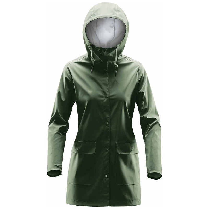 Feminine Dresses for Women in Bold Prints Stormtech Women's Earth Squall Rain Jacket