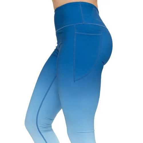 Exclusive Women's Fashion Collection Blue Ombre Leggings