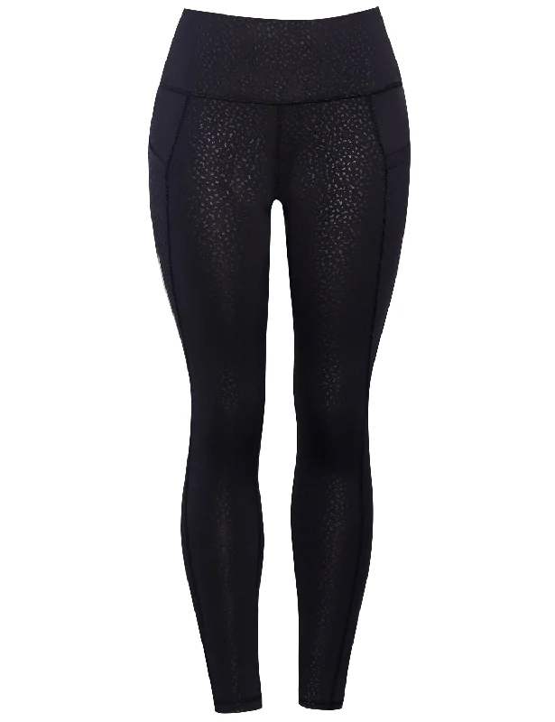 Modern Women's Apparel 26" inseam 3D Printed Yoga Pants LEOPARD