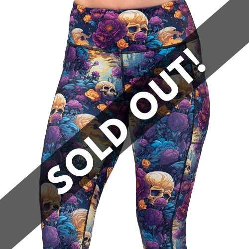 Women's Evening Wear Garden Of The Dead Leggings